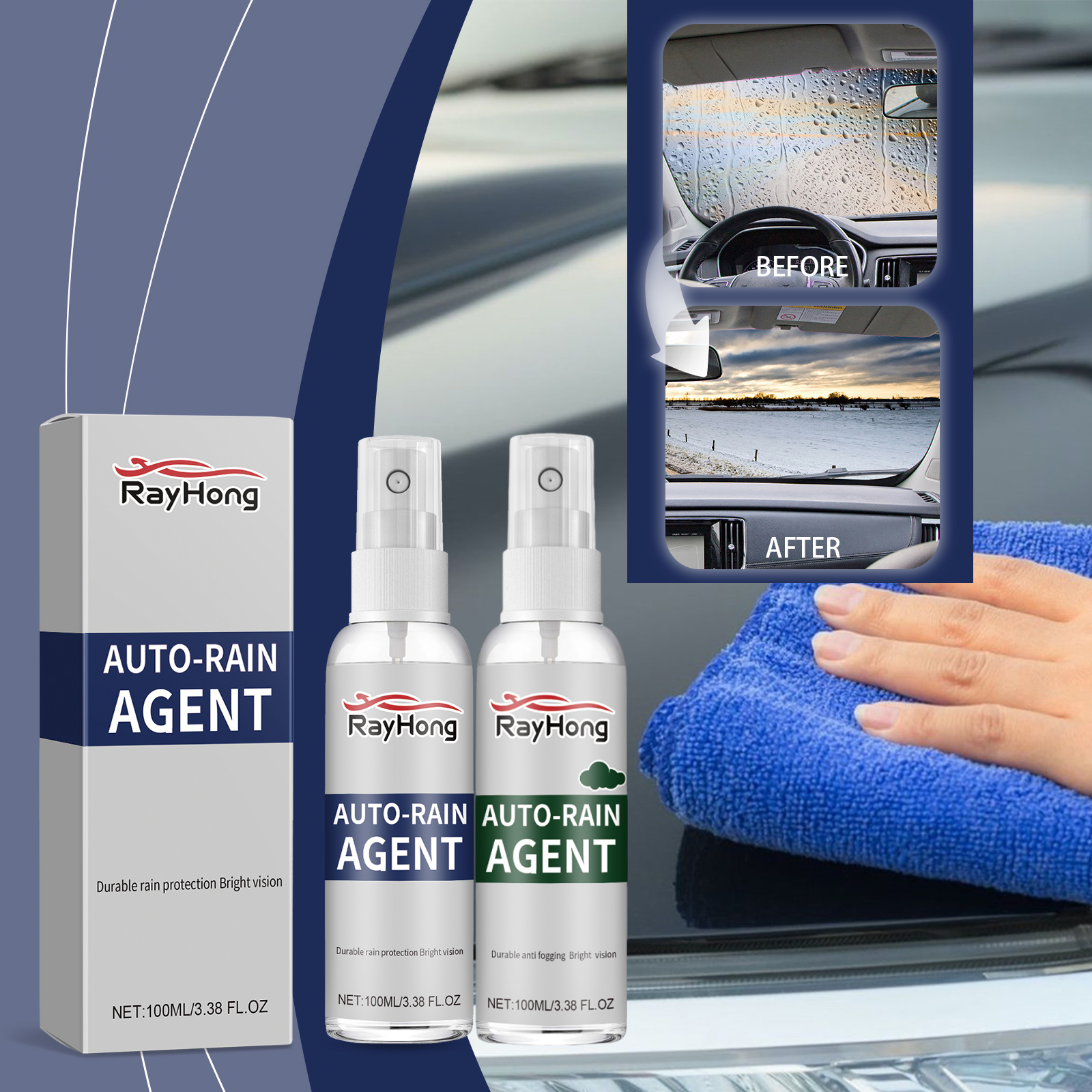 Nano Liquid Coating - Water Repellent Spray Anti Rain Coating