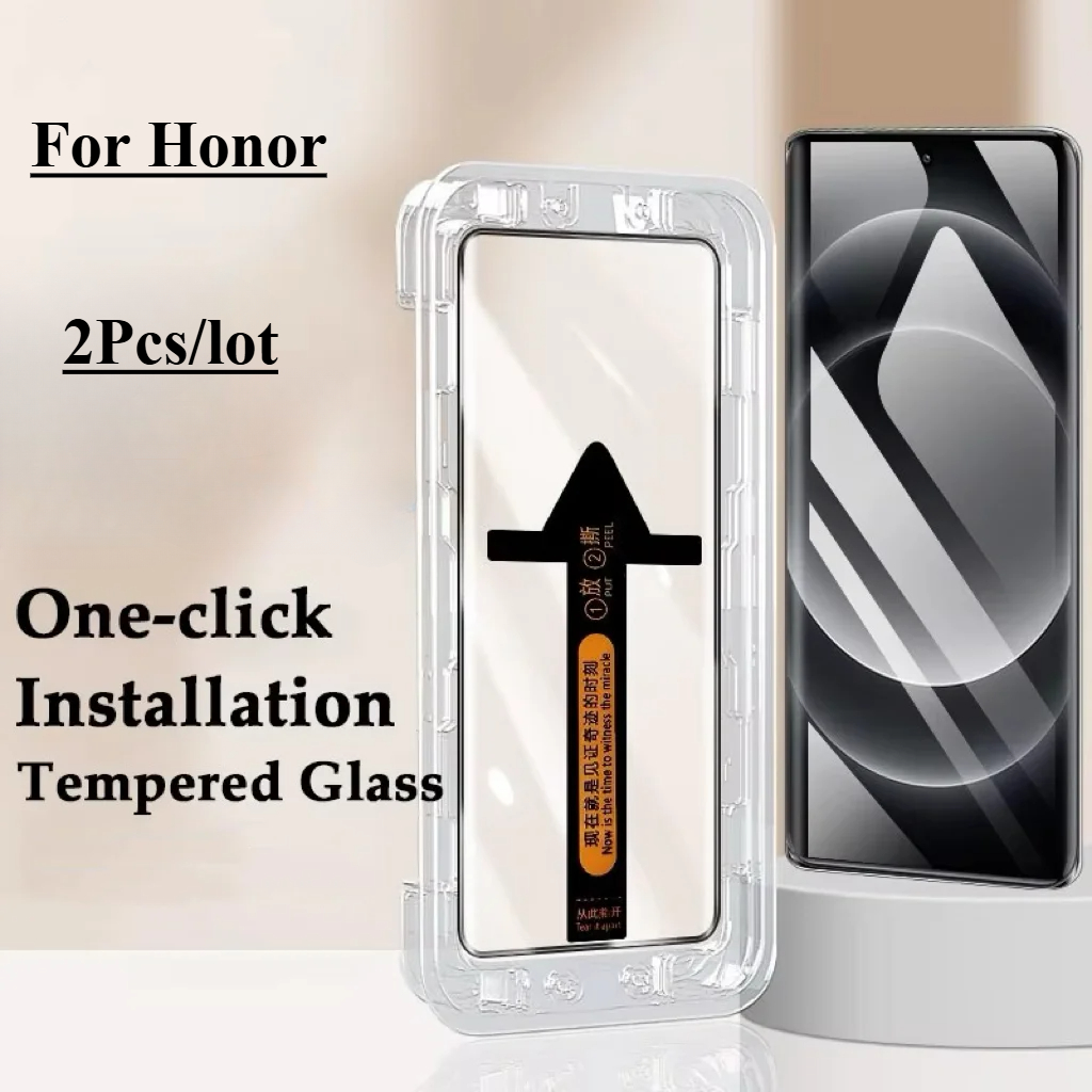 2Pcs Screen Protector For Hono - مراجعة Screen Alignment Tool وسعره