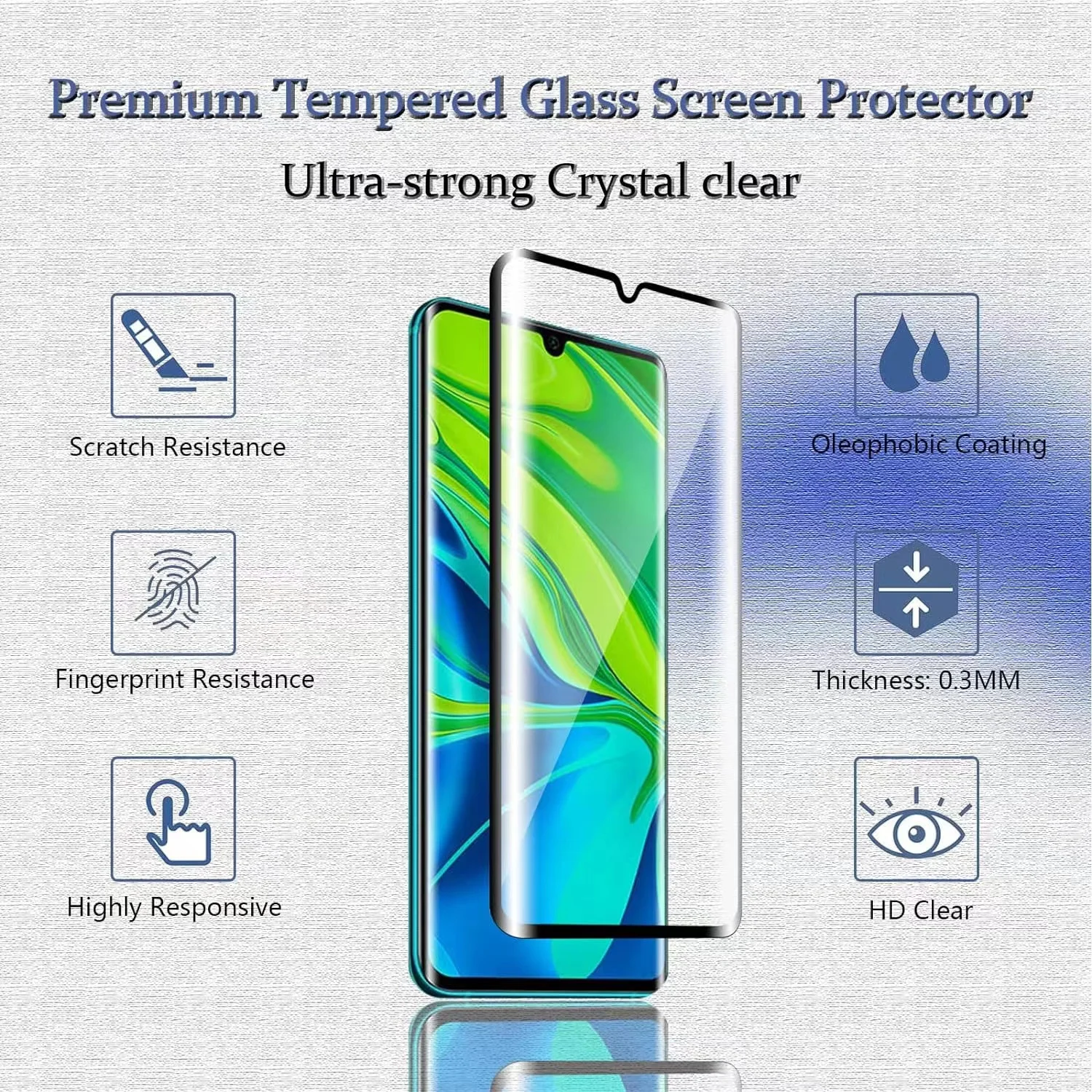 6IN1 For Xiaomi Mi 10 Glass Mi - مراجعة Curved Edge Screen وسعره