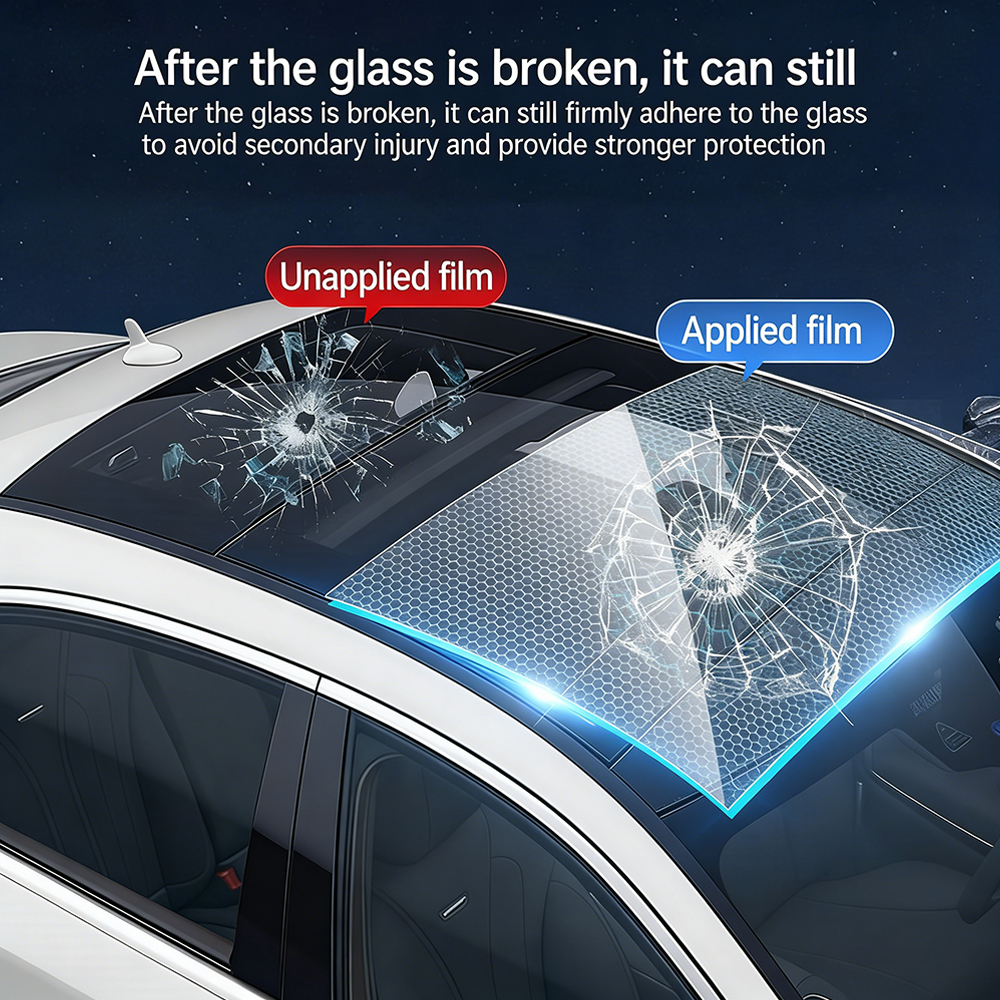 TPU PPF 7.5mil Car Sunroof Pro - مراجعة Anti Blue Light Film وسعره