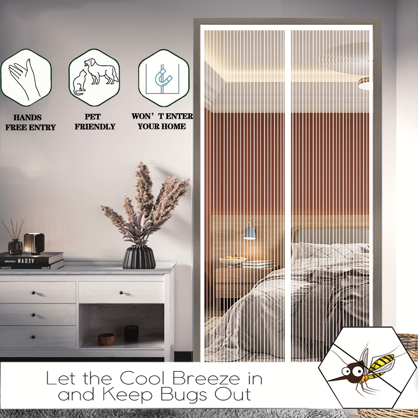 Auto-Close Magnetic Mosquito D - مراجعة Privacy Screen Protector وسعره