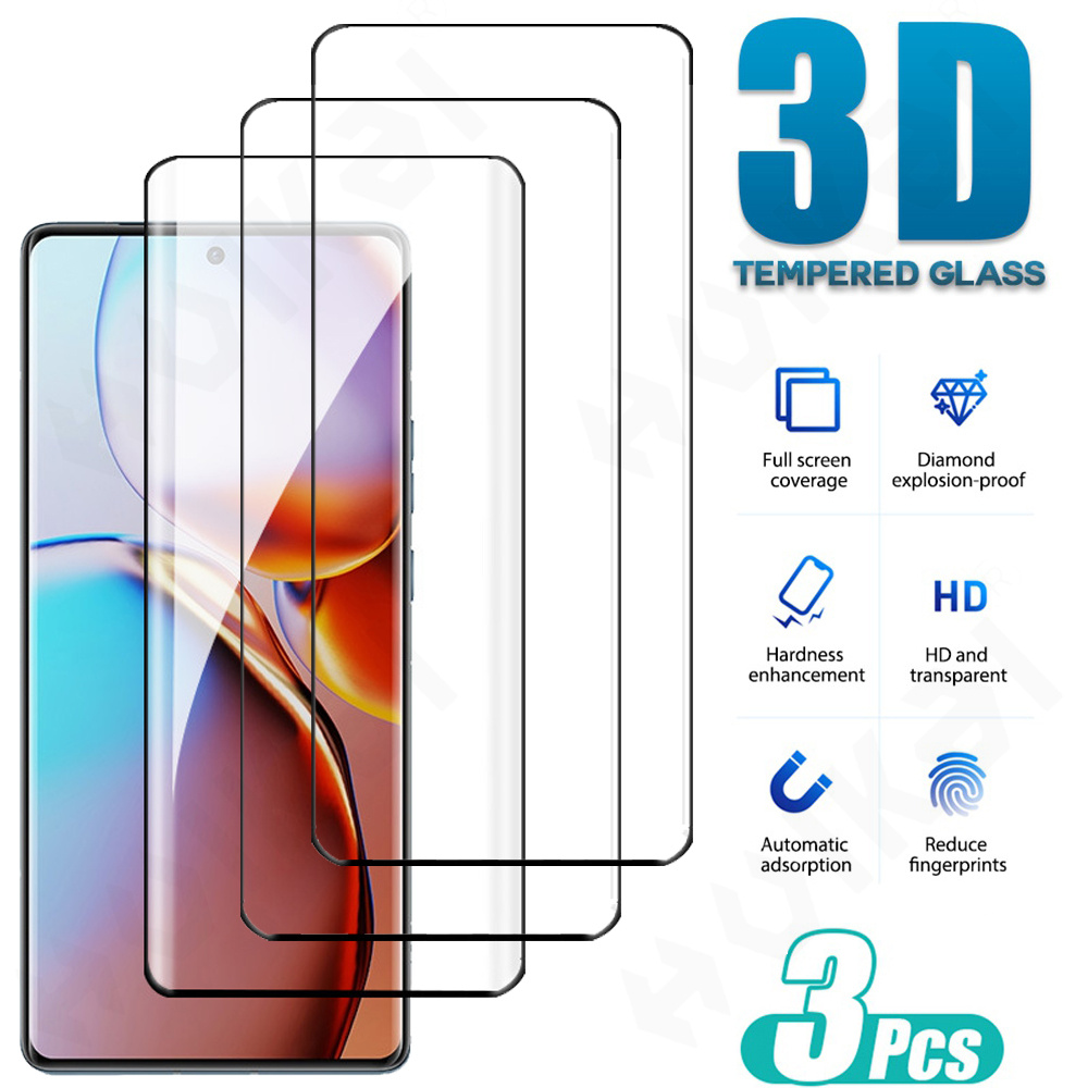 1-3 Pcs Tempered Glass For Mot - مراجعة Curved Edge Screen وسعره