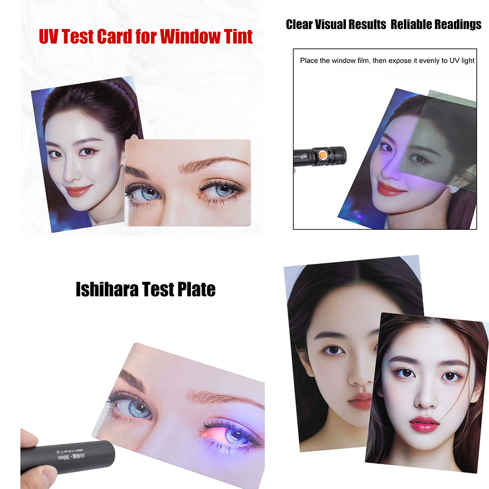 Blue Light & UV Test Card for  - مراجعة Anti Blue Light Film وسعره