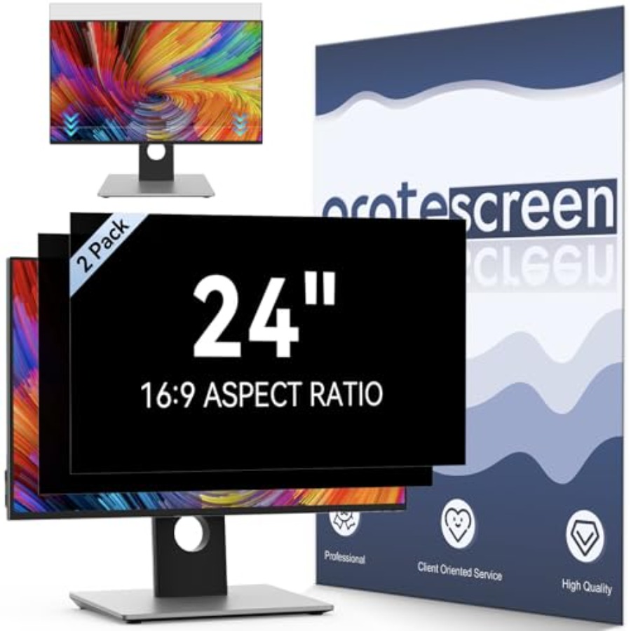[2-Pack] 24 Inch Computer Priv - مراجعة Privacy Filter 2Pack وسعره