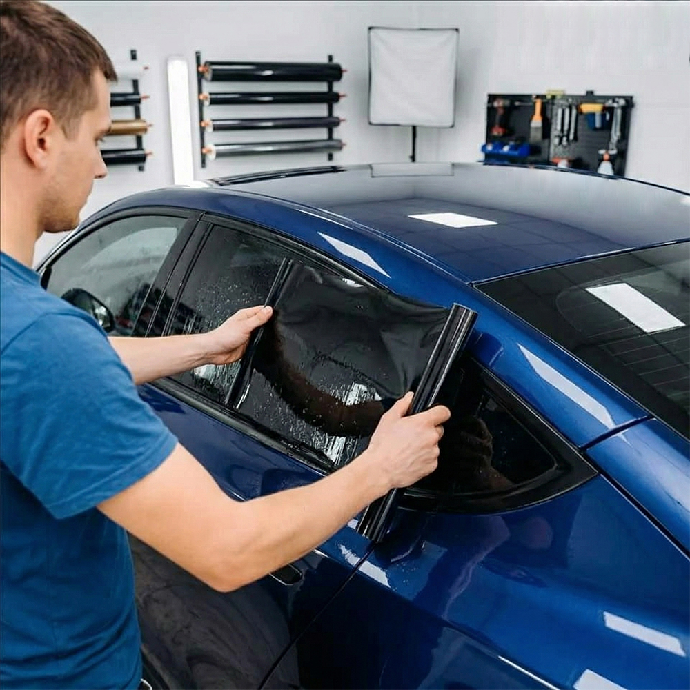 2m/5m 5/18/35 Percent VLT Car  - مراجعة Glass Protector Auto وسعره