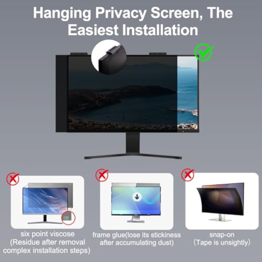 [2-Pack] 24 Inch Privacy Scree - مراجعة Privacy Filter 2Pack وسعره