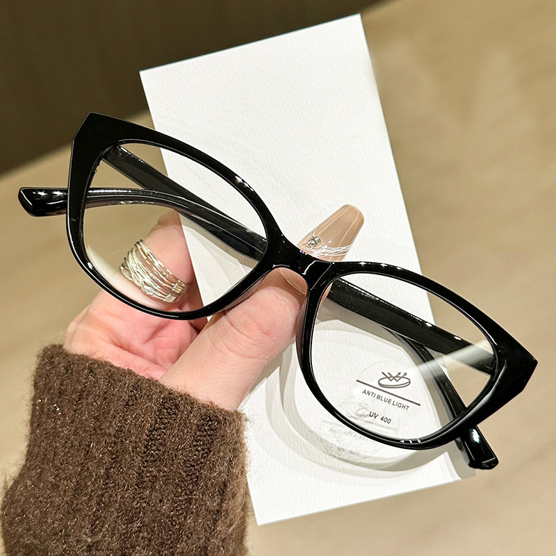 New Hot Girl Tr90 Cat Eye Myop - مراجعة Anti Blue Light Film وسعره