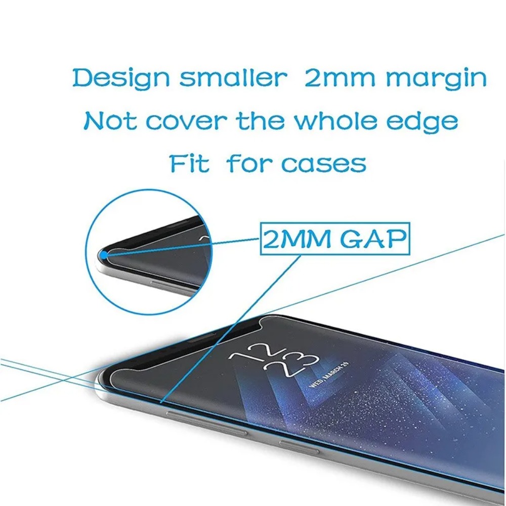 HD Curved Edge Full Cover Temp - مراجعة Curved Edge Screen وسعره