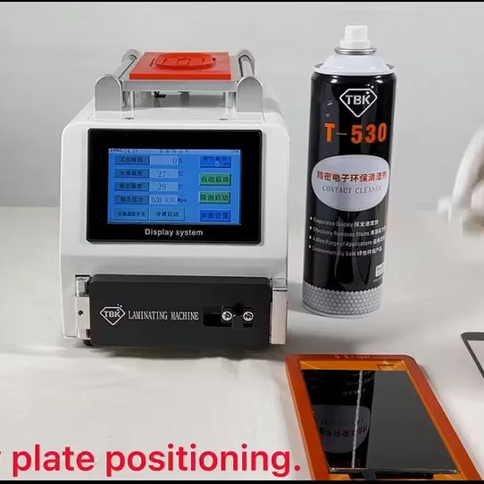 TBK-208M 3 in 1 OCA Laminator  - مراجعة Air Bubble Remover وسعره