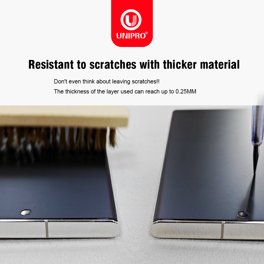 UNIPRO 250um HD MATTE UV Fiber - مراجعة Screen Protector Cutter وسعره