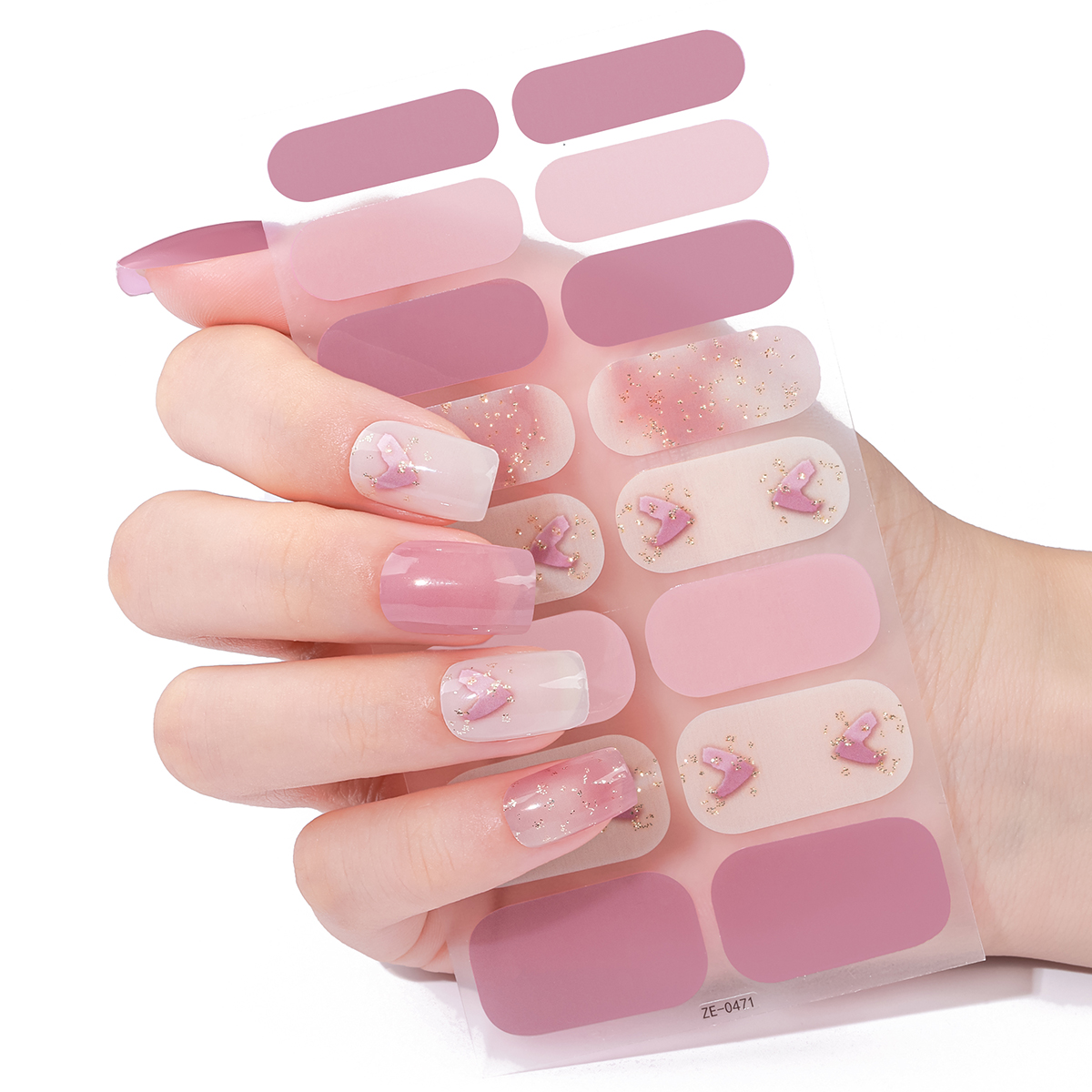 16Tips Full Cover Nail Sticker - مراجعة Full Cover Adhesive وسعره