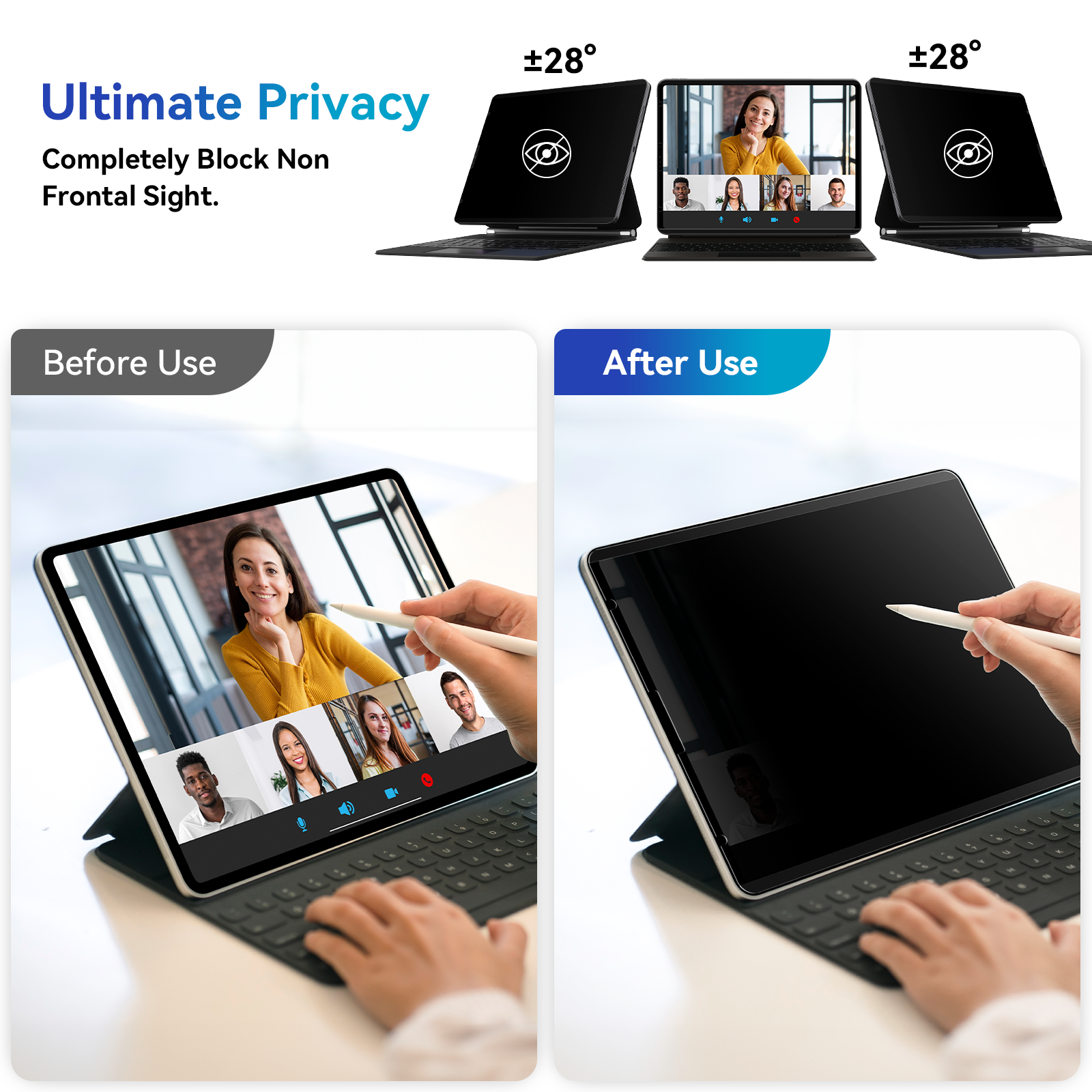 Protescreen 1PC Magnetic Priva - مراجعة Privacy Filter 2Pack وسعره