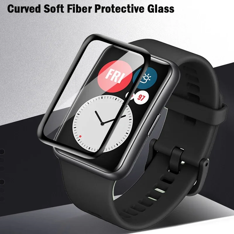 Soft Glass For Huawei Watch Fi - مراجعة Tempered Glass Screen 9H وسعره