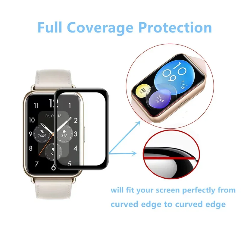 Soft Glass For Huawei Watch Fi - مراجعة Tempered Glass Screen 9H وسعره