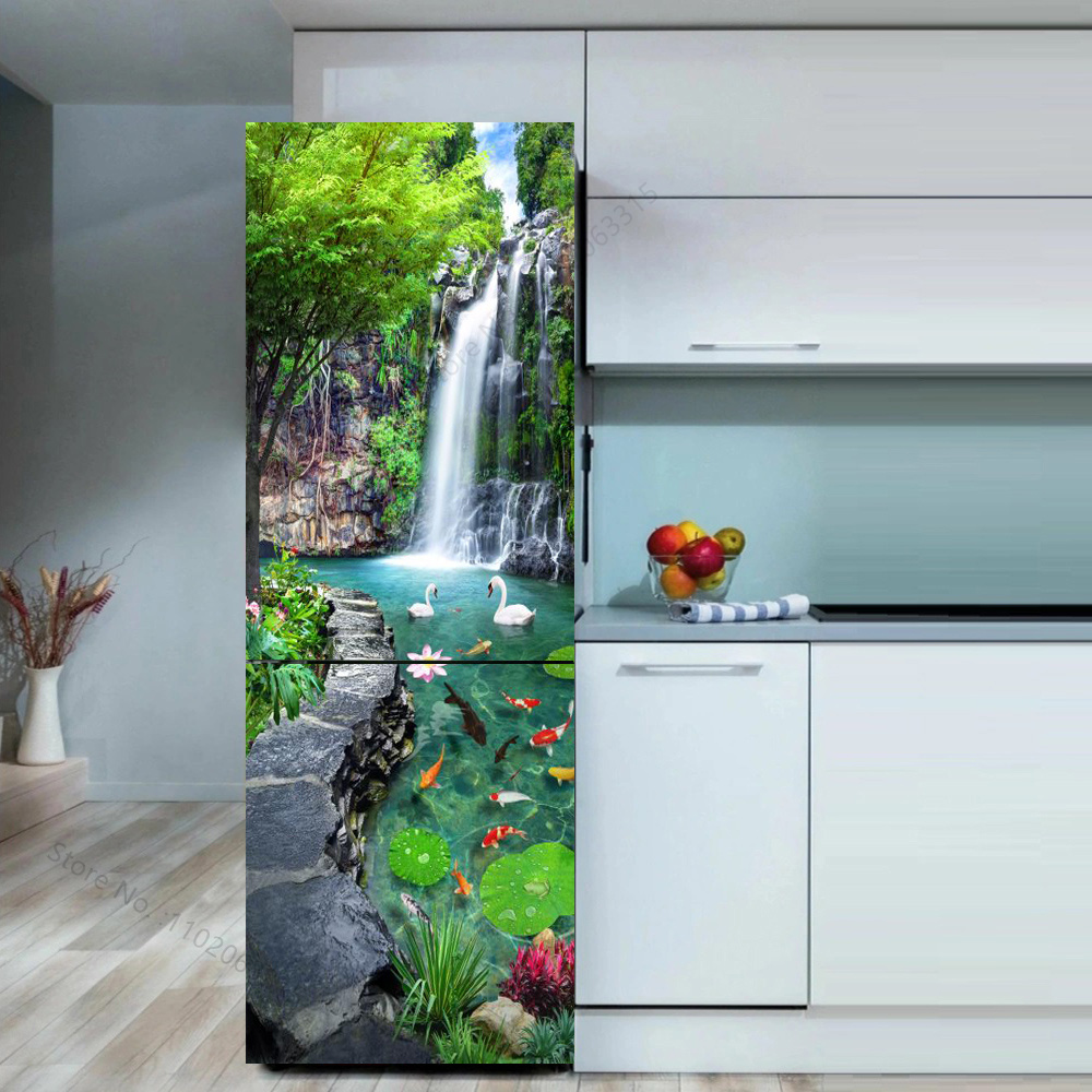 Seaside Beach Fridge Sticker D - مراجعة Full Cover Adhesive وسعره