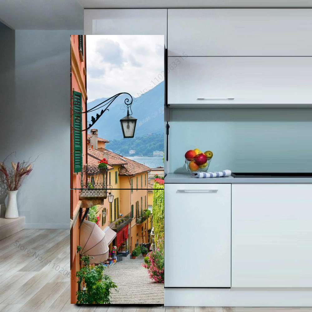 Seaside Beach Fridge Sticker D - مراجعة Full Cover Adhesive وسعره