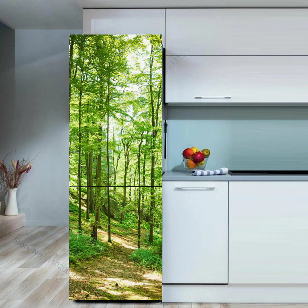 Seaside Beach Fridge Sticker D - مراجعة Full Cover Adhesive وسعره