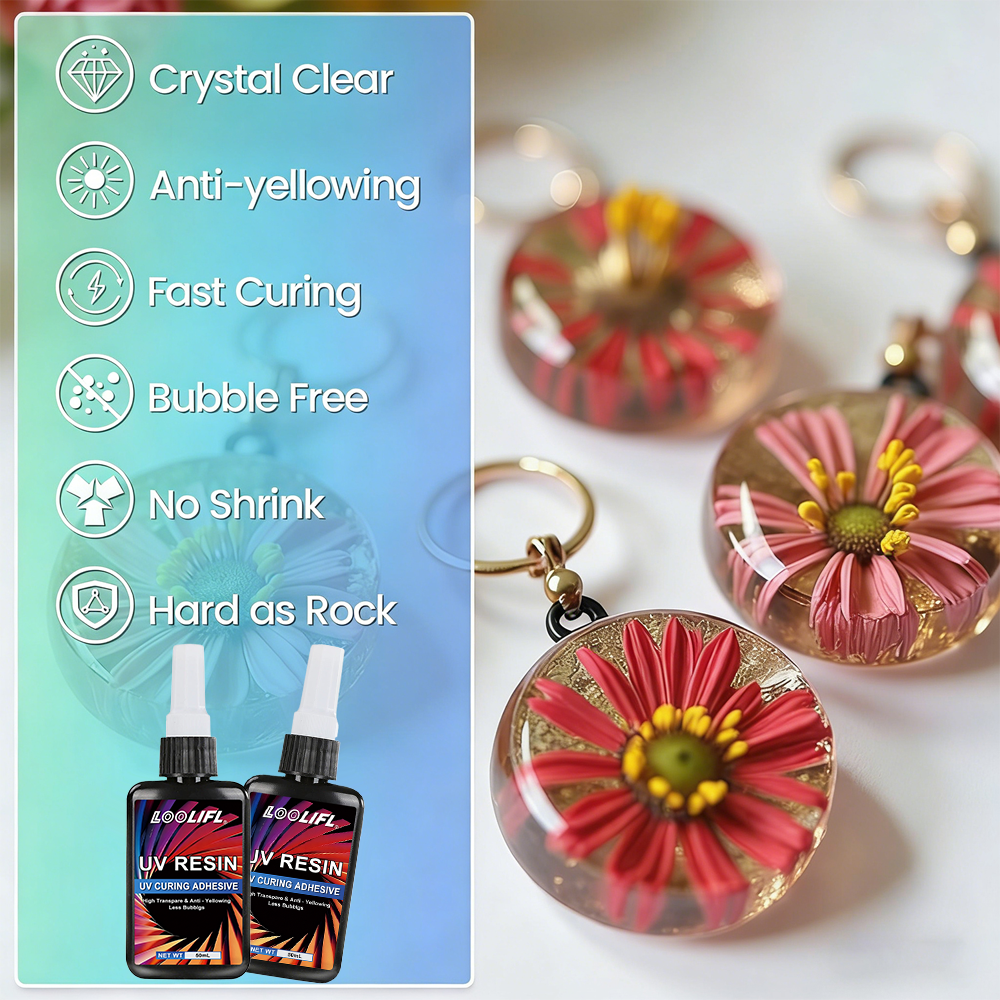 LOOLIFL UV Resin Kit With Mini - مراجعة Liquid Uv Glue Kit وسعره