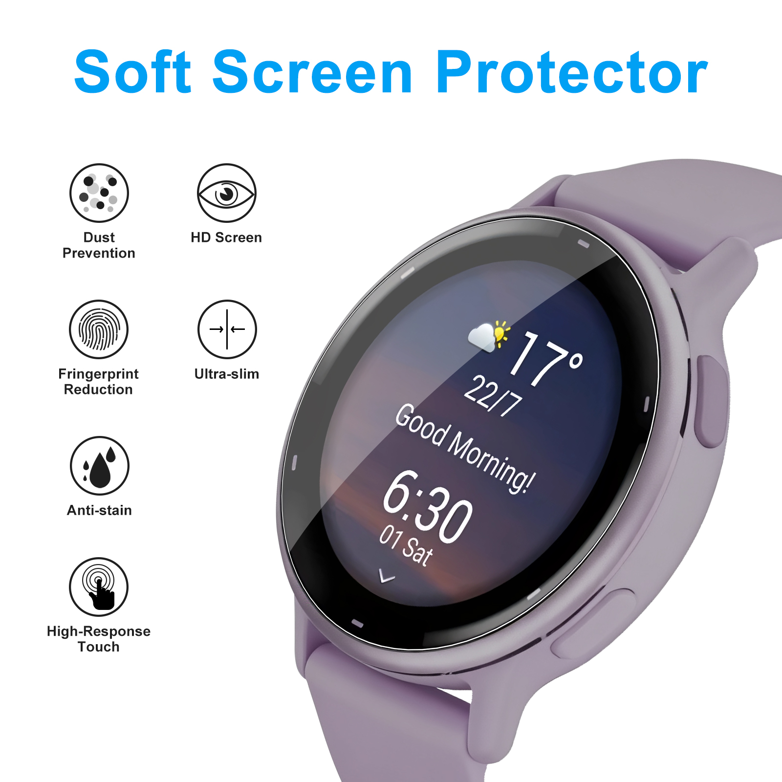 Soft Clear Protective Film For - مراجعة Hydrogel Screen Protector وسعره