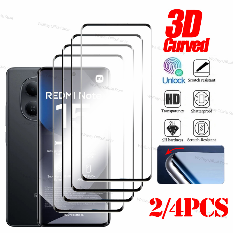 2/4 PCS 3D Curved Edge Glass F - مراجعة Curved Edge Screen وسعره
