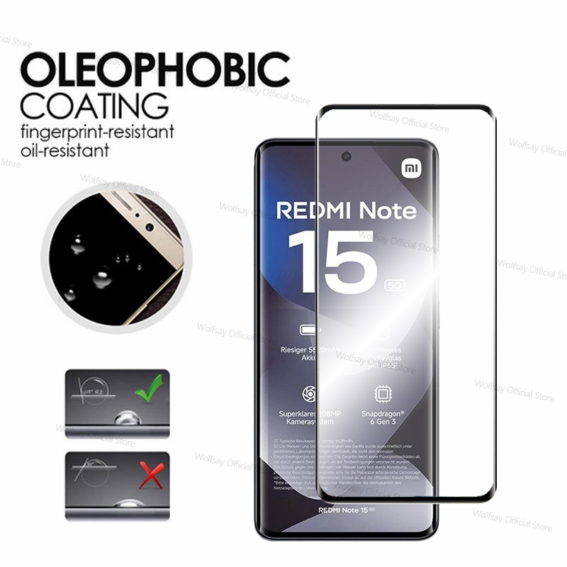 2/4 PCS 3D Curved Edge Glass F - مراجعة Curved Edge Screen وسعره