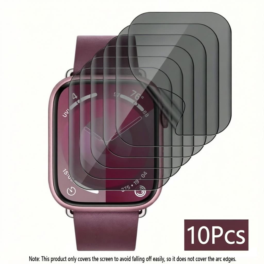 10Pcs Privacy Hydrogel Screen  - مراجعة Privacy Screen Protector وسعره