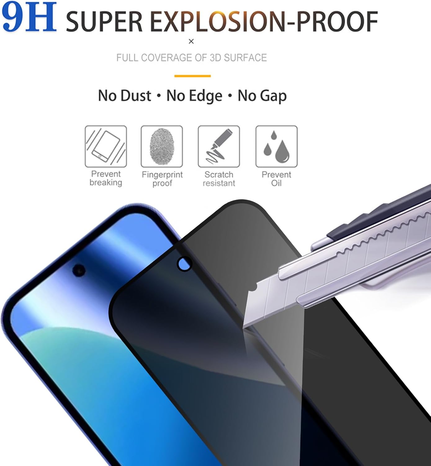 [2 Pack][Fingerprint Unlock Su - مراجعة Privacy Filter 2Pack وسعره