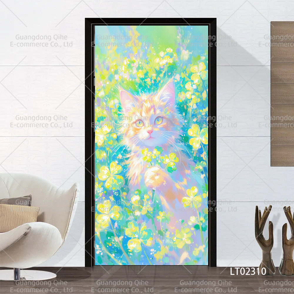Tulip Cat Cherry Blossom Scene - مراجعة Full Cover Adhesive وسعره