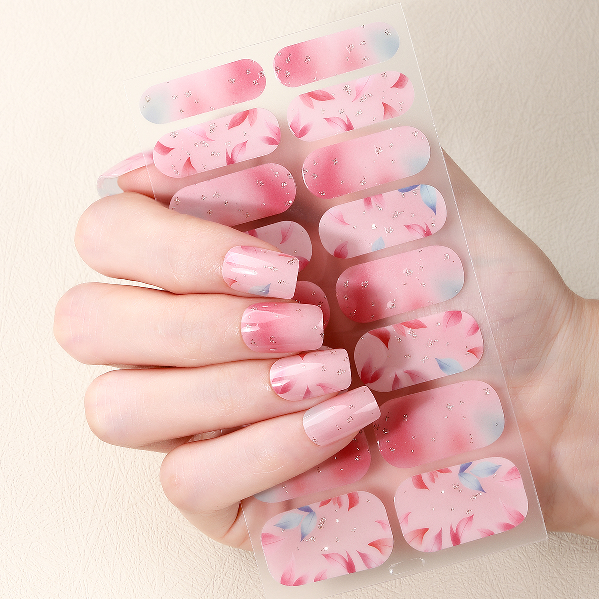 16tips DIY Baking-Free Nail St - مراجعة Full Cover Adhesive وسعره