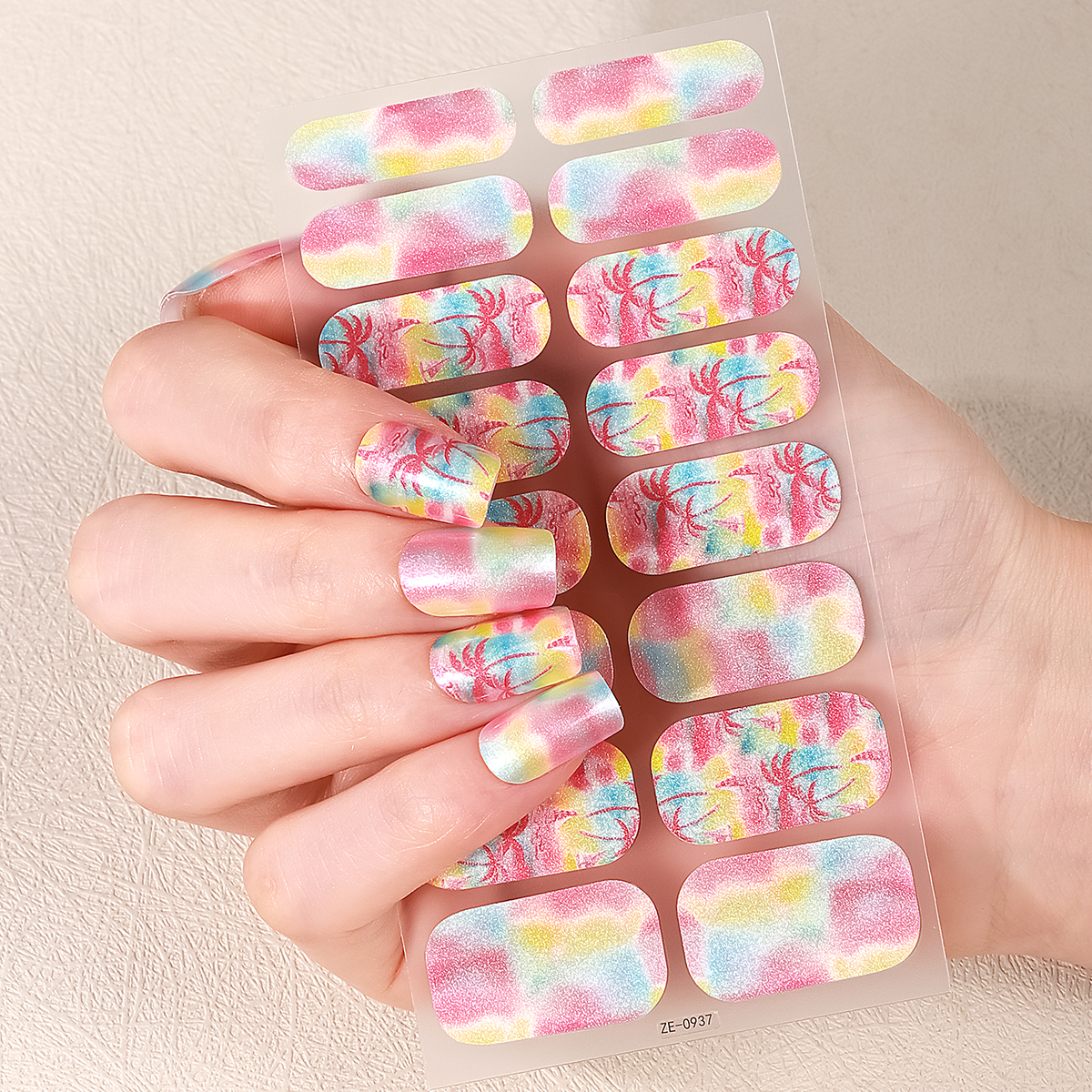 16tips DIY Baking-Free Nail St - مراجعة Full Cover Adhesive وسعره