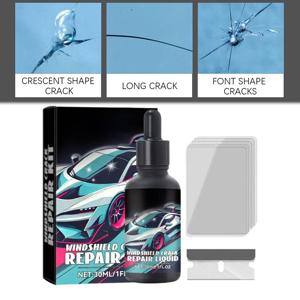 Cracked Glass Scratch Repair K - مراجعة Liquid Uv Glue Kit وسعره