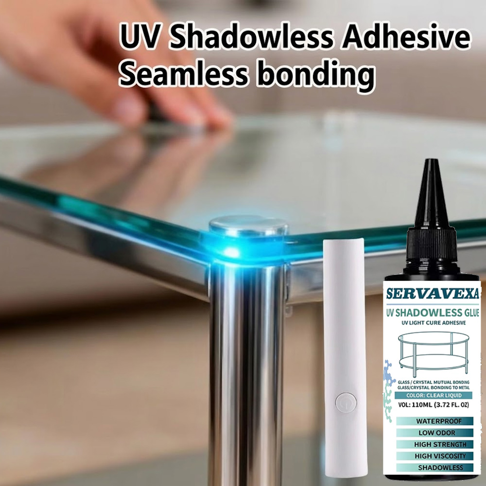 Clear UV Glue Kit 110ml with C - مراجعة Liquid Uv Glue Kit وسعره