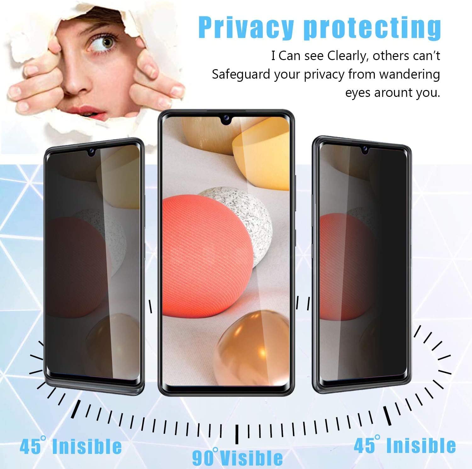[2 Pack]Galaxy A15 5G Privacy  - مراجعة Privacy Filter 2Pack وسعره