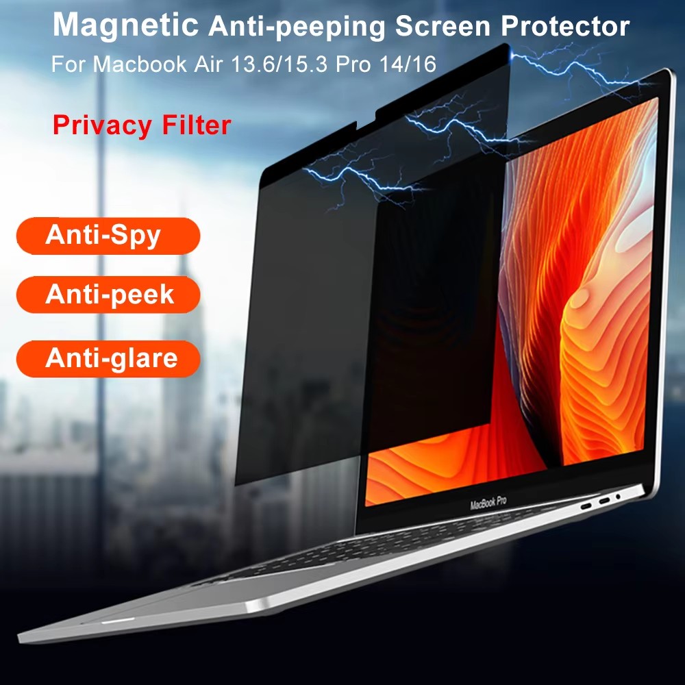 Magnetic Privacy Screen Protec - مراجعة Matte Anti Glare Screen وسعره