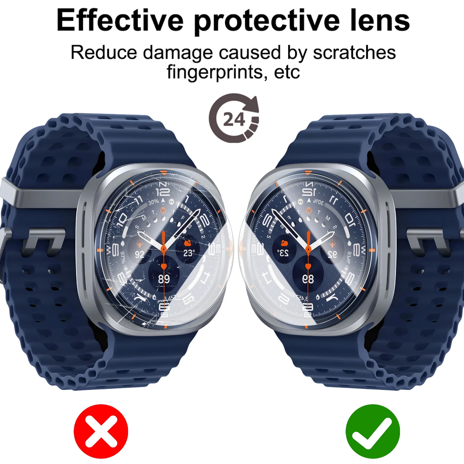 For Samsung Galaxy Watch Ultra - مراجعة Glass Protector Auto وسعره