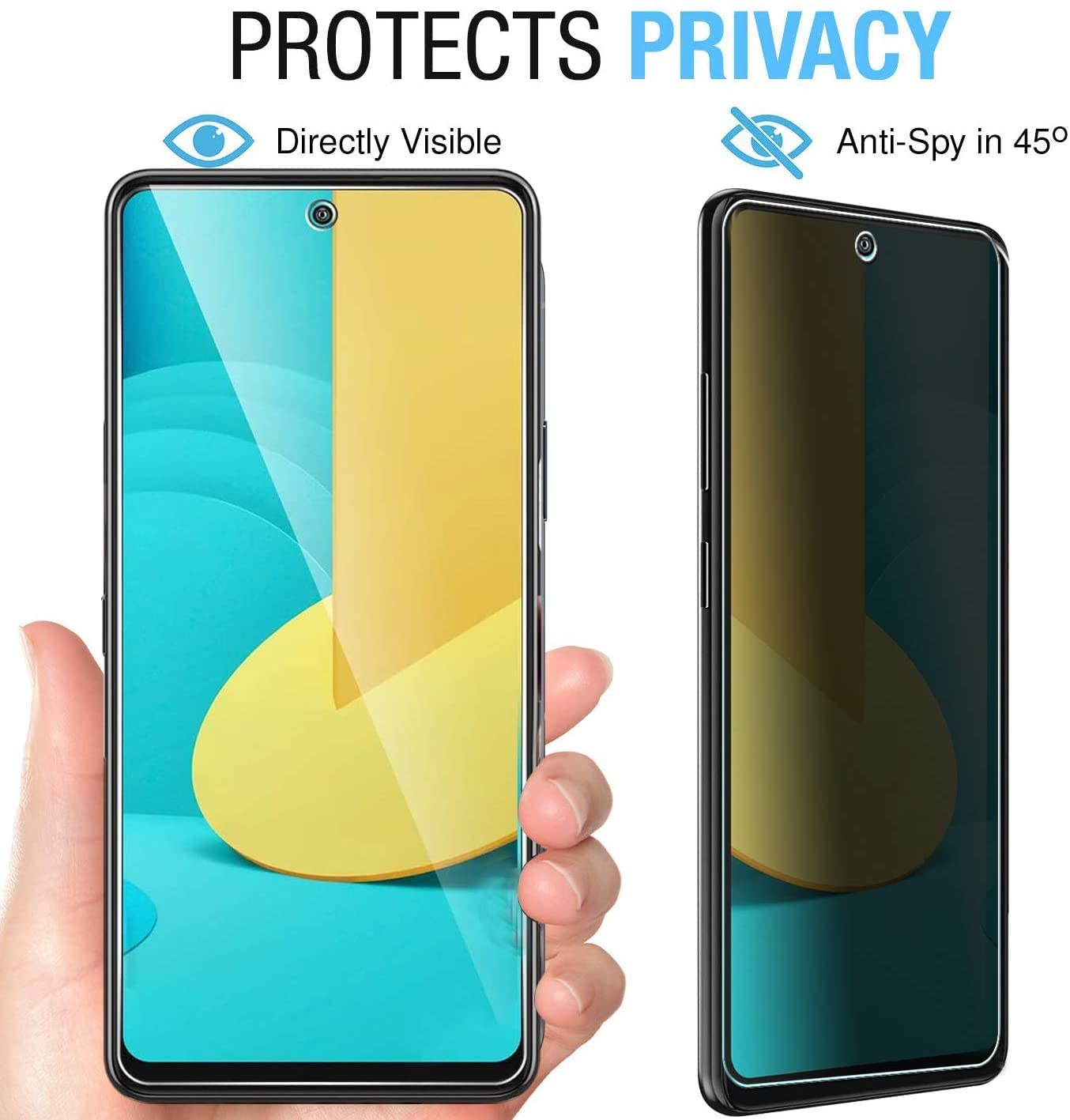 2 PACK Privacy Filter Tempered - مراجعة Privacy Filter 2Pack وسعره