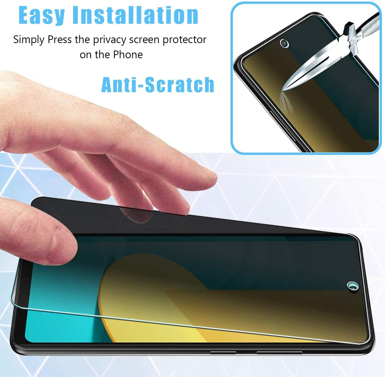 2 PACK Privacy Filter Tempered - مراجعة Privacy Filter 2Pack وسعره