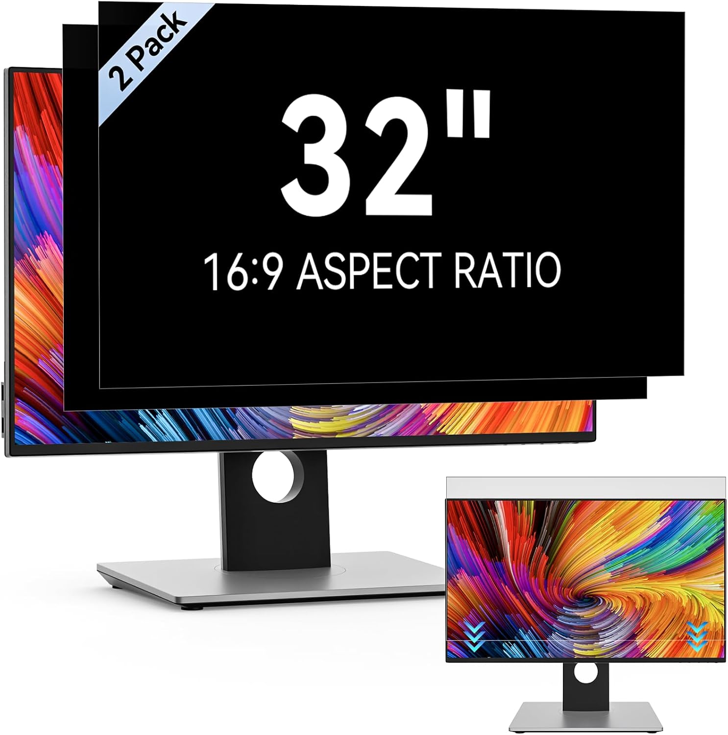 [2 Pack]32 Inch Computer Priva - مراجعة Privacy Filter 2Pack وسعره