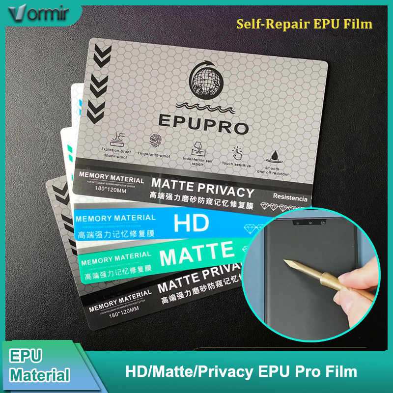 Vormir 50pcs Matte Privacy EPU - مراجعة Screen Protector Cutter وسعره