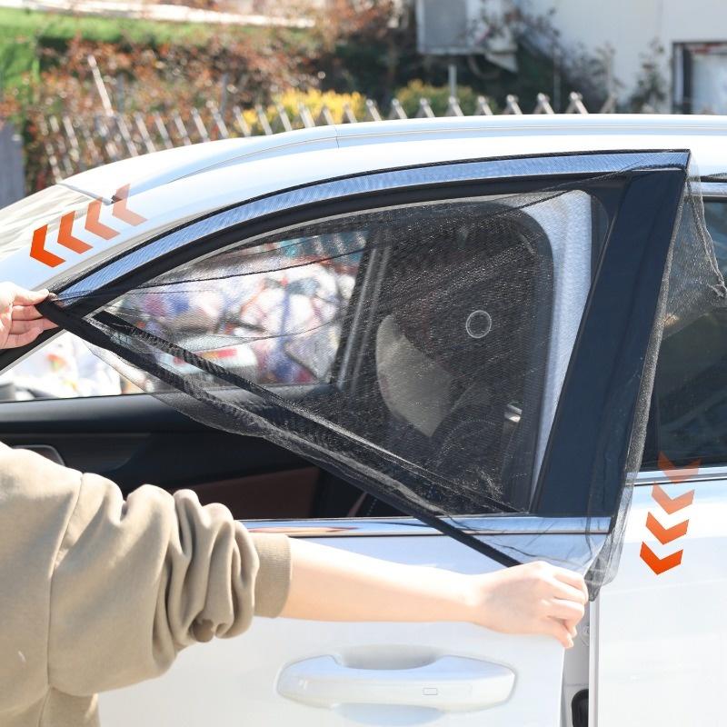 2/4PCS Car Sunshade Anti-mosqu - مراجعة Glass Protector Auto وسعره