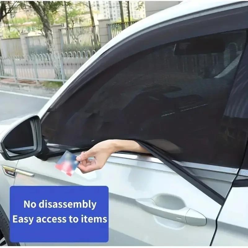2/4PCS Car Sunshade Anti-mosqu - مراجعة Glass Protector Auto وسعره