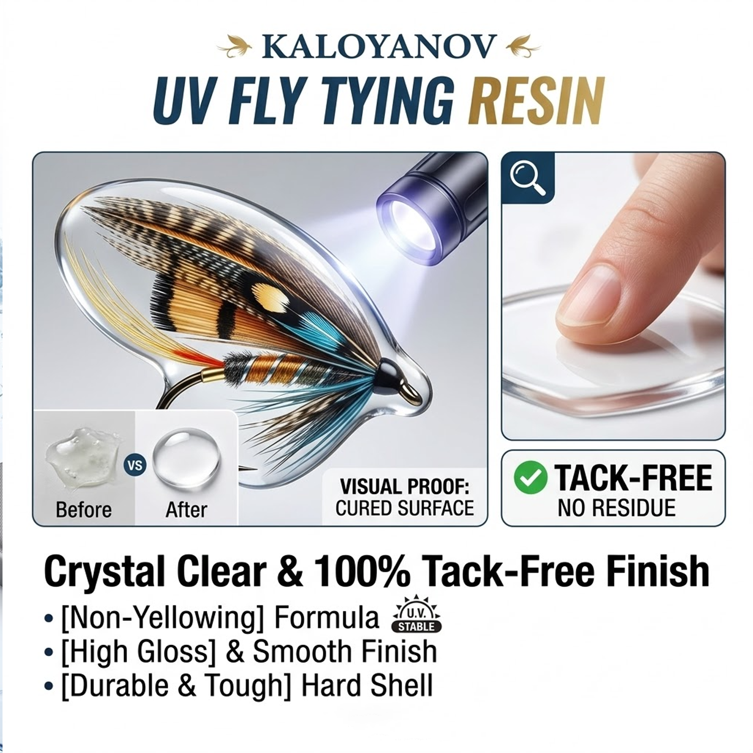 UV Resin Fly Tying Kit with US - مراجعة Liquid Uv Glue Kit وسعره