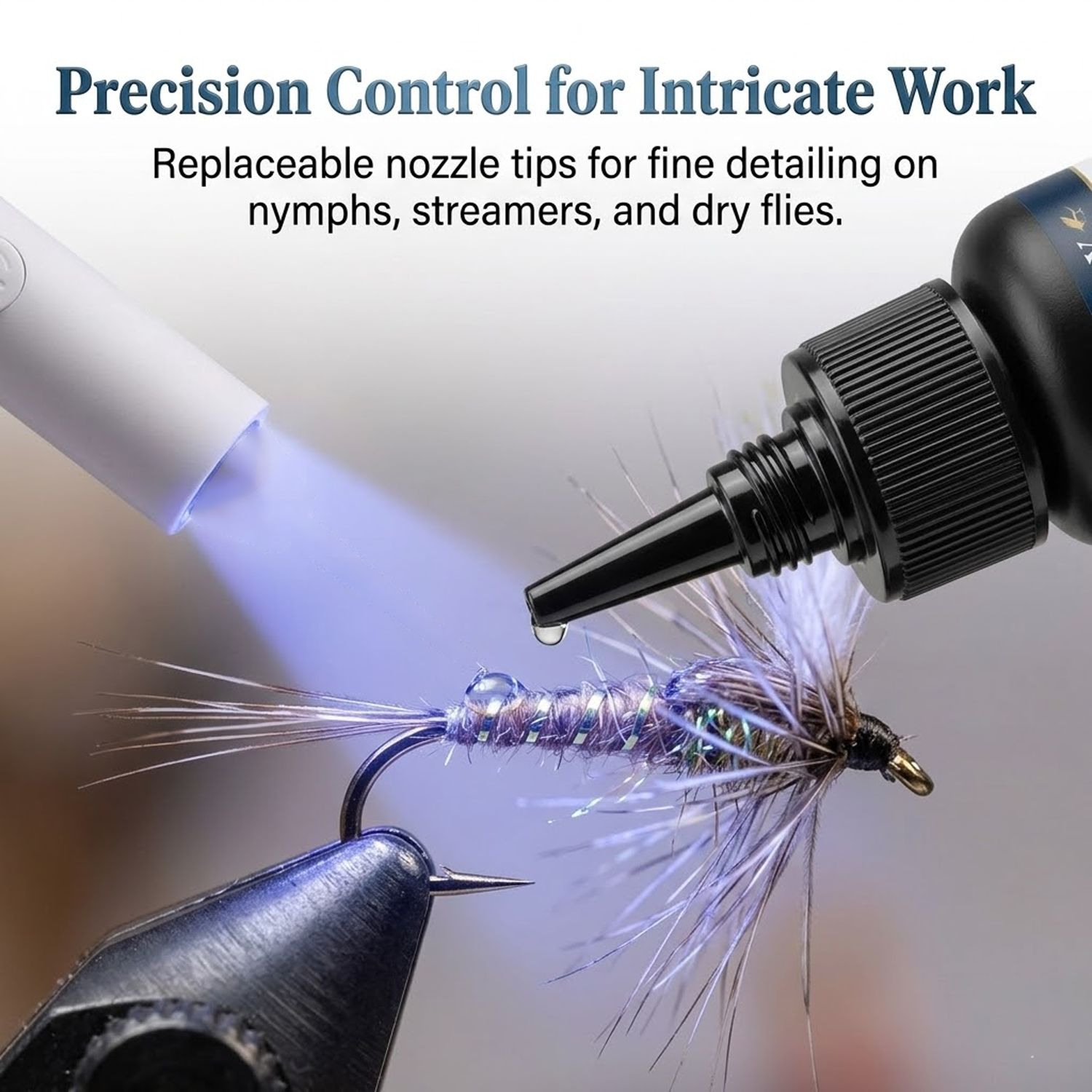 UV Resin Fly Tying Kit with US - مراجعة Liquid Uv Glue Kit وسعره