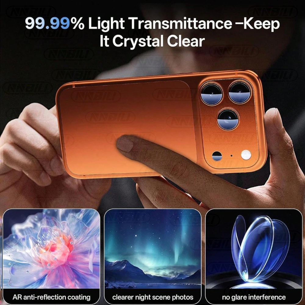 NNBILI 2Pcs For IPhone 17 Pro  - مراجعة Tempered Glass Screen 9H وسعره