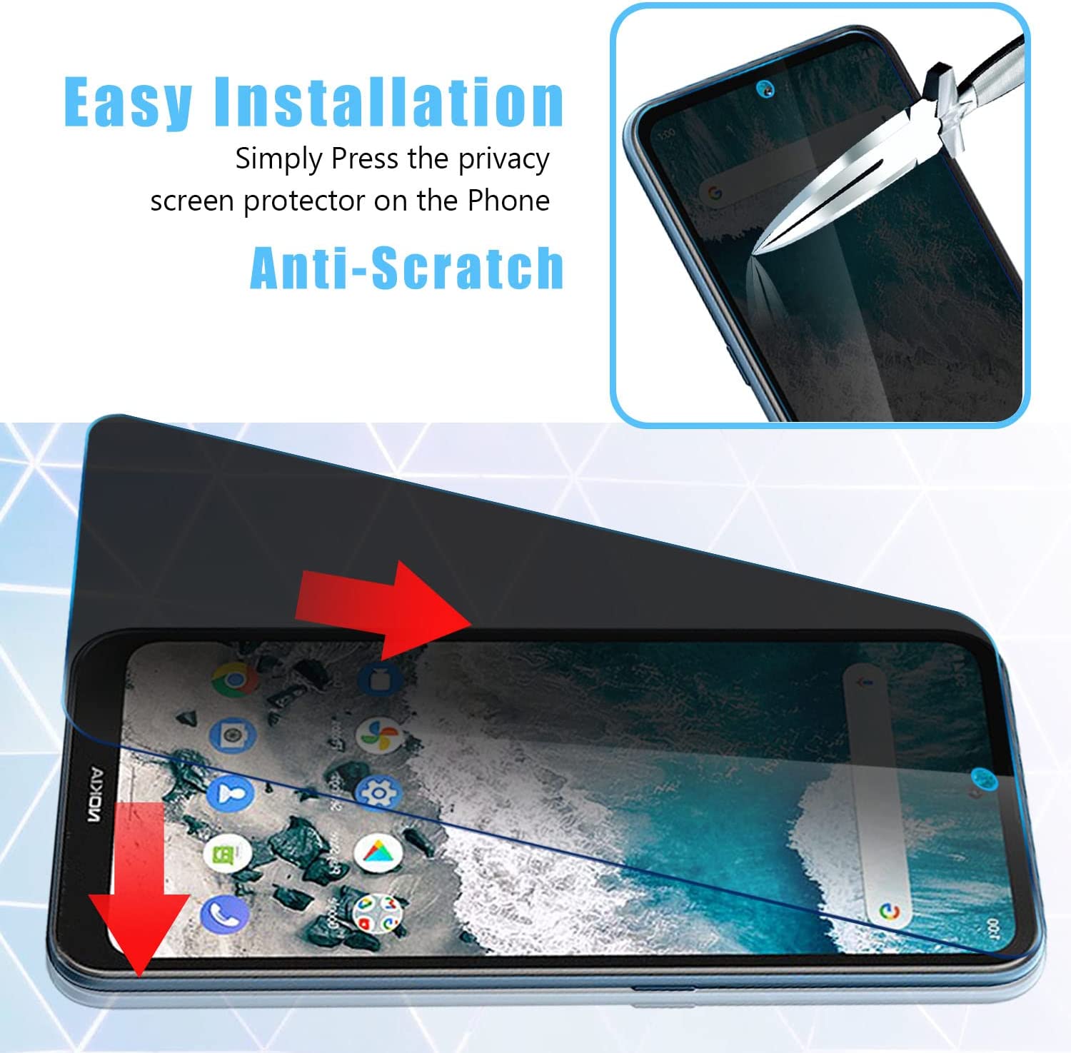 2 PACK Privacy Filter Tempered - مراجعة Privacy Filter 2Pack وسعره