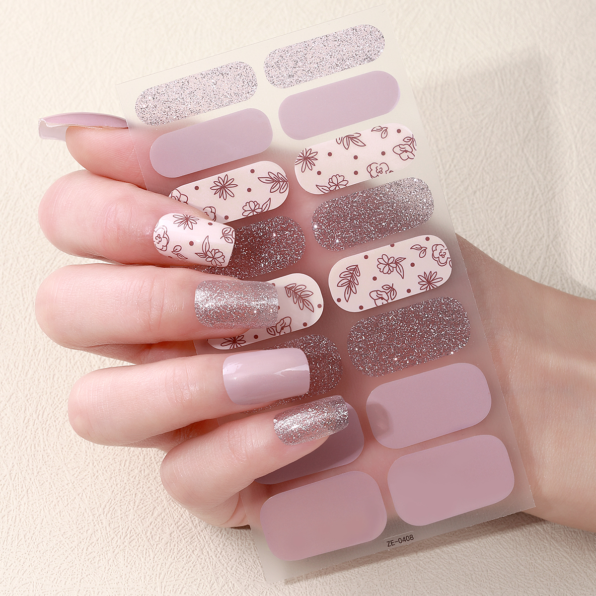 16tips DIY Baking-Free Nail St - مراجعة Full Cover Adhesive وسعره