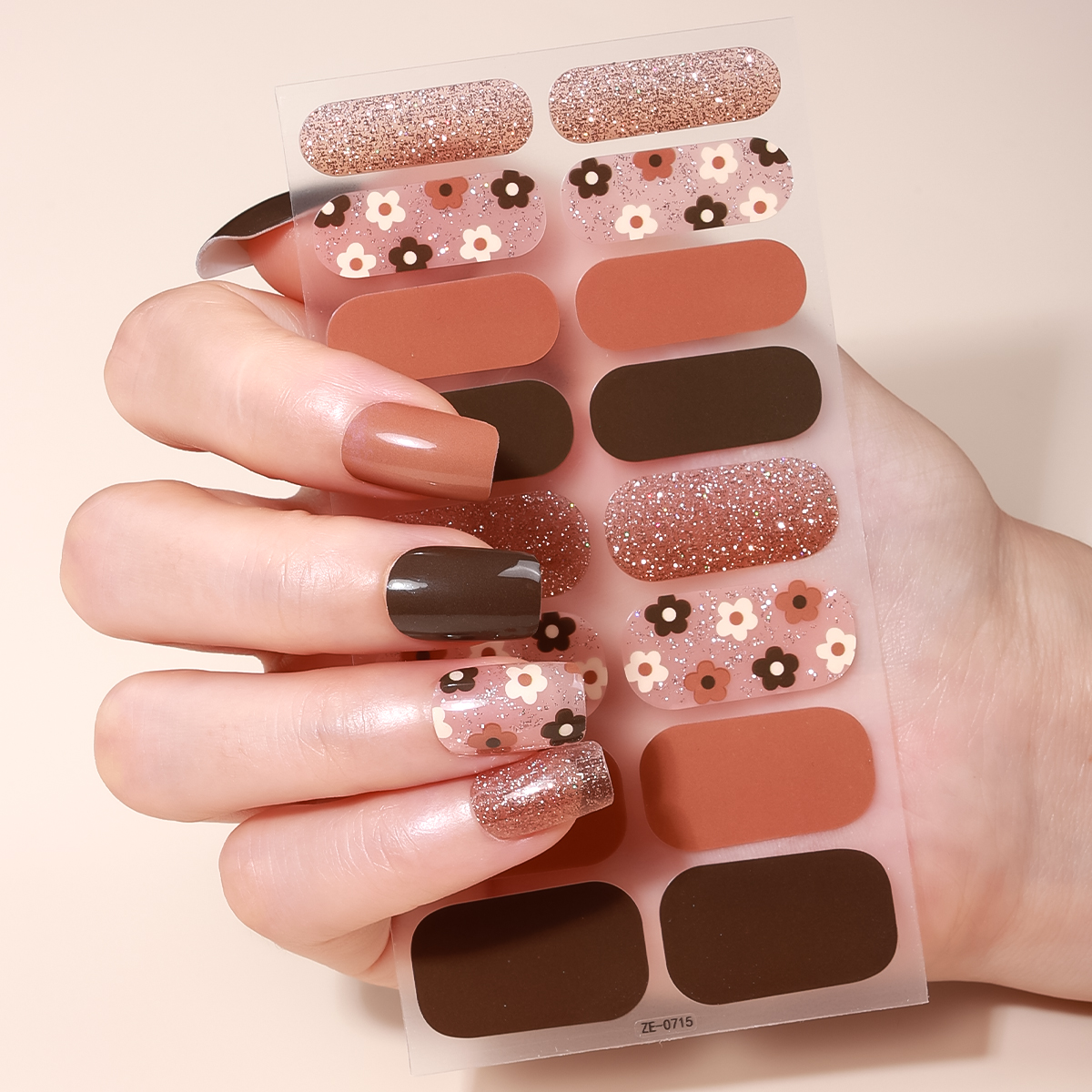 16tips DIY Baking-Free Nail St - مراجعة Full Cover Adhesive وسعره