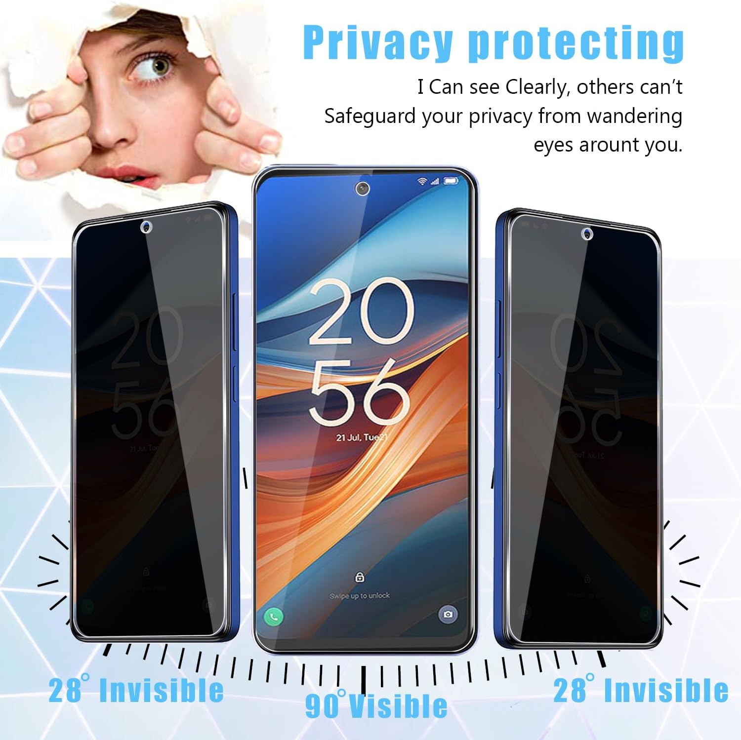 [2 Pack] Fit TCL 50 5G Privacy - مراجعة Privacy Filter 2Pack وسعره