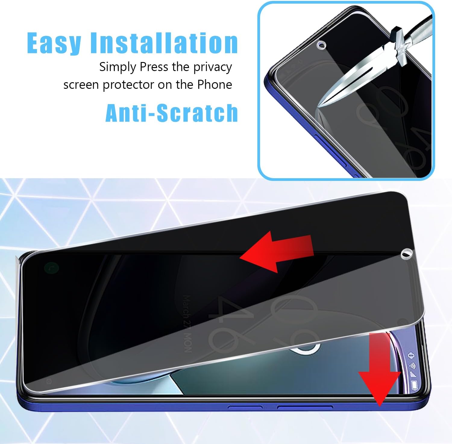 [2 Pack] Fit TCL 50 5G Privacy - مراجعة Privacy Filter 2Pack وسعره