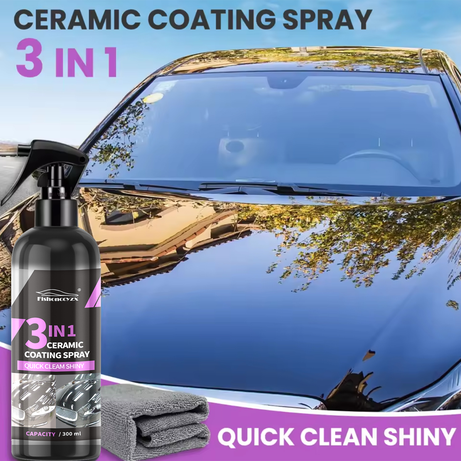3 in 1 Car Ceramic Liquid Coat - مراجعة Nano Liquid Coating وسعره